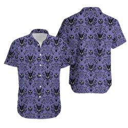 3D Haunted Mansion Unisex Hawaiian Shirt Gift For Your Girlfriend Boyfriend Gift For Love Gift For Friend Best Valentine Present Holiday Gift