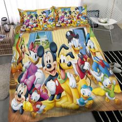 3D Printed Disney Mickey And Friends Bedding Set Gift For Your Girlfriend Boyfriend Gift For Love Gift For Friend Best Valentine Present Holiday Gift