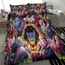 3D Printed Disney Villains Bedding Set Gift For Your Girlfriend Boyfriend Gift For Love Gift For Friend Best Valentine Present Holiday Gift