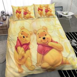 3D Printed Disney Winnie the Pooh Bedding Set Gift For Your Girlfriend Boyfriend Gift For Love Gift For Friend Best Valentine Present Holiday Gift