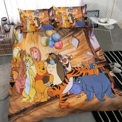 3D Printed Disney Winnie the Pooh Bedding Set Gift For Your Girlfriend Boyfriend Gift For Love Gift For Friend Best Valentine Present Holiday Gift