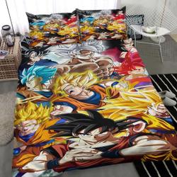 3D Printed Dragon Ball Z Son Goku Anime Bedding DuvetGift For Your Girlfriend Boyfriend Gift For Love Gift For Friend Best Valentine Present Holiday Gift