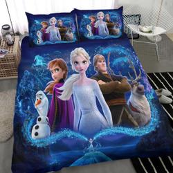 3D Printed Elsa Anna Bedding Set Gift For Your Girlfriend Boyfriend Gift For Love Gift For Friend Best Valentine Present Holiday Gift