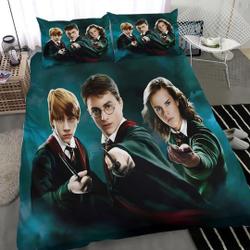 3D Printed Harry Potter  Bedding Duvet Cover Set Gift For Your Girlfriend Boyfriend Gift For Love Gift For Friend Best Valentine Present Holiday Gift