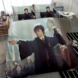 3D Printed Harry Potter  Bedding Duvet Cover Set Gift For Your Girlfriend Boyfriend Gift For Love Gift For Friend Best Valentine Present Holiday Gift