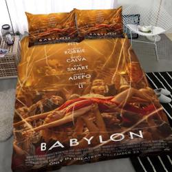 3D Printed Movie Babylon Bedding Duvet Cover Set Gift For Your Girlfriend Boyfriend Gift For Love Gift For Friend Best Valentine Present Holiday Gift