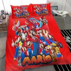 3D Printed Super Mario Bedding Set Gift For Your Girlfriend Boyfriend Gift For Love Gift For Friend Best Valentine Present Holiday Gift