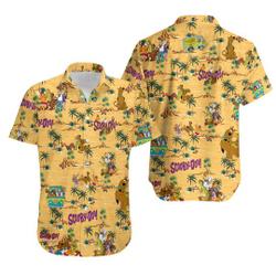 3D Scooby-Doo Tropical Hawaiian Shirt Gift For Your Girlfriend Boyfriend Gift For Love Gift For Friend Best Valentine Present Holiday Gift