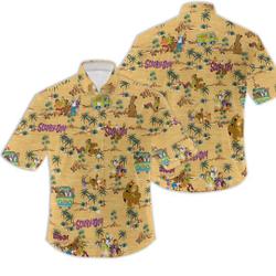 3D Scooby-Doo Tropical Hawaiian Shirt Gift For Your Girlfriend Boyfriend Gift For Love Gift For Friend Best Valentine Present Holiday Gift