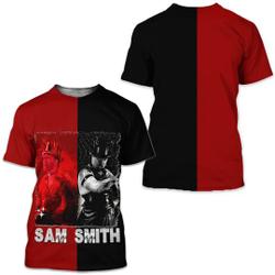 3D Shirt Sam Smith, Sam Smith Shirt, Unholy T-Shirt Meaningful Gift For Family Gift For Boyfriend Valentine Gift