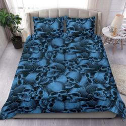 Skull Gothic Duvet Cover, Bedroom Decor Bedding, Bedding Set Gift For Your Girlfriend Boyfriend Gift For Love Gift For Friend Best Valentine Present Holiday Gift