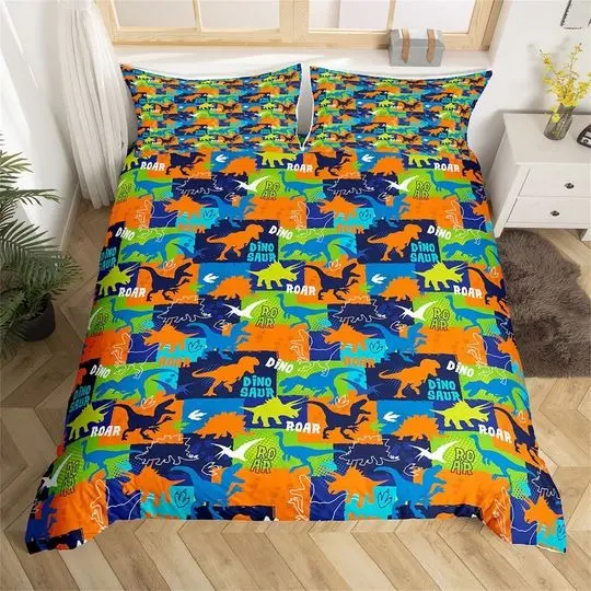 Colorful Dinosaur Bedding SetsGift For Your Girlfriend Boyfriend Gift For Love Gift For Friend Best Valentine Present Holiday Gift
