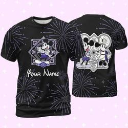 Personalized Disney Mickey 100 Years 3D T-shirt Meaningful Gift For Family Gift For Boyfriend Valentine Gift