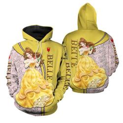 Princess Belle Princess Disney 3D Hoodie