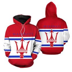 Maserati 3D All Over Print Hoodie Shirt, Brand Maserati Logo Racing TShirt