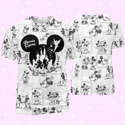 Personalized Disney Team Couple 3D T-shirt Meaningful Gift For Family Gift For Boyfriend Valentine Gift