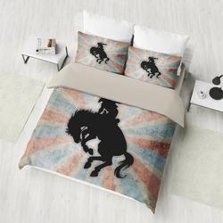 Bronc Riding Bedding Set, Cowboy Bedding Set Gift For Your Girlfriend Boyfriend Gift For Love Gift For Friend Best Valentine Present Holiday Gift