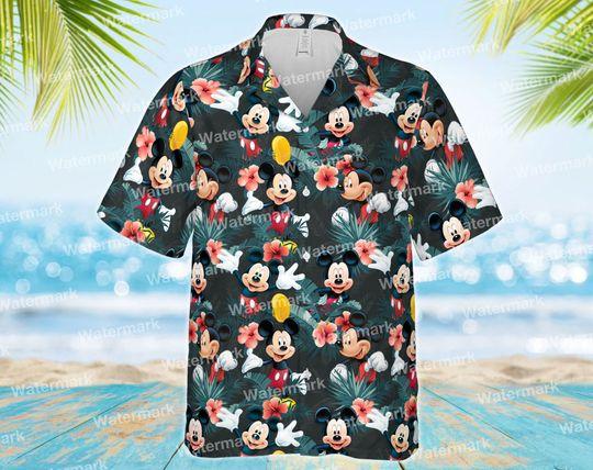Mickey mouse disney hawaiian shirt Gift For Your Girlfriend Boyfriend Gift For Love Gift For Friend Best Valentine Present Holiday Gift