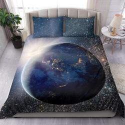 Outer Space Duvet Cover, Bedroom Decor BeddingGift For Your Girlfriend Boyfriend Gift For Love Gift For Friend Best Valentine Present Holiday Gift