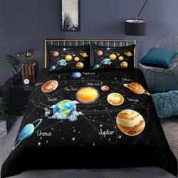 Solar System Planets Galaxy Bedding Set Gift For Your Girlfriend Boyfriend Gift For Love Gift For Friend Best Valentine Present Holiday Gift