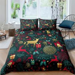 Reindeer luxury Christmas Bedding setsGift For Your Girlfriend Boyfriend Gift For Love Gift For Friend Best Valentine Present Holiday Gift
