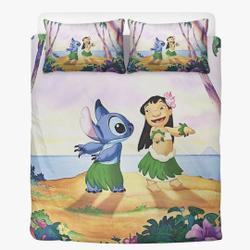 Stitch and Lilo Duvet, Bedding set twin, queen, kingGift For Your Girlfriend Boyfriend Gift For Love Gift For Friend Best Valentine Present Holiday Gift