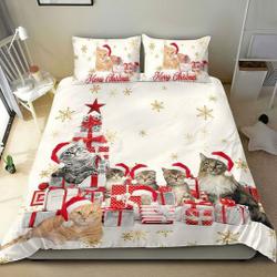 Cat Christmas Gift Christmas Bedding SetsGift For Your Girlfriend Boyfriend Gift For Love Gift For Friend Best Valentine Present Holiday Gift