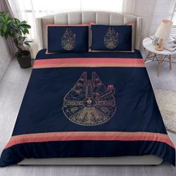 Millennium Falcon Star Wars Bedding Duvet CoverGift For Your Girlfriend Boyfriend Gift For Love Gift For Friend Best Valentine Present Holiday Gift