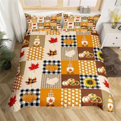 Retro Plaid Splicing Bedding SetsGift For Your Girlfriend Boyfriend Gift For Love Gift For Friend Best Valentine Present Holiday Gift