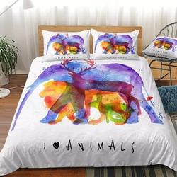 Elephant Bedding Set Gift For Your Girlfriend Boyfriend Gift For Love Gift For Friend Best Valentine Present Holiday Gift
