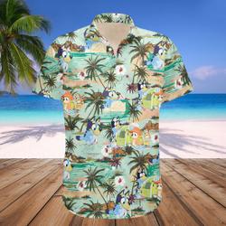 Funny Bluey Hawaiian Shirt Gift For Your Girlfriend Boyfriend Gift For Love Gift For Friend Best Valentine Present Holiday Gift