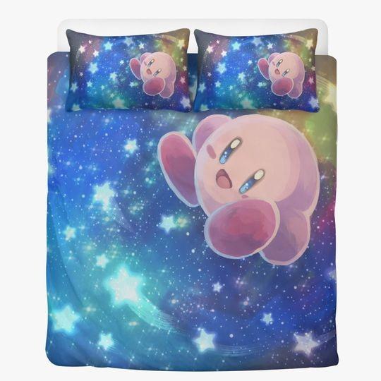 Kirby Duvet, Bedding set twin, queen, kingGift For Your Girlfriend Boyfriend Gift For Love Gift For Friend Best Valentine Present Holiday Gift