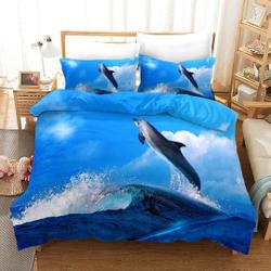 Dolphins Jumping Out Bedding SetsGift For Your Girlfriend Boyfriend Gift For Love Gift For Friend Best Valentine Present Holiday Gift