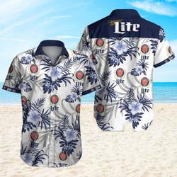 3D Litmus-busch Miller Lite Light Unisex Hawaiian Shirt Gift For Your Girlfriend Boyfriend Gift For Love Gift For Friend Best Valentine Present Holiday Gift