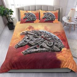 Star Wars Millennium Falcon Bedding Set Gift For Your Girlfriend Boyfriend Gift For Love Gift For Friend Best Valentine Present Holiday Gift
