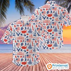 4th Of July Hawaiian Shirt Gift For Your Girlfriend Boyfriend Gift For Love Gift For Friend Best Valentine Present Holiday Gift