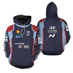 Hyundai 3D All Over Print Hoodie Shirt, Brand Hyundai Logo Racing TShirt