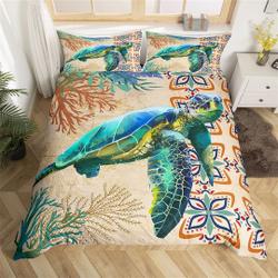 Sea Turtle Bedding SetsGift For Your Girlfriend Boyfriend Gift For Love Gift For Friend Best Valentine Present Holiday Gift