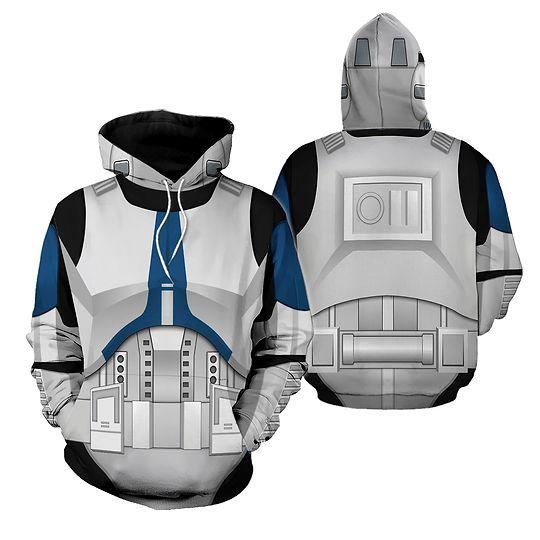 501st Clone Trooper Halloween Costumes 3D All Over Printed Hoodie