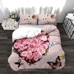 Pink Bedding Twin Full Queen King Soft and DurableGift For Your Girlfriend Boyfriend Gift For Love Gift For Friend Best Valentine Present Holiday Gift