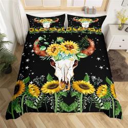 Bull Skull Bedding SetsGift For Your Girlfriend Boyfriend Gift For Love Gift For Friend Best Valentine Present Holiday Gift