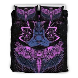 Skull Occult Cyclops Moth Crow Sword Bedding Set Gift For Your Girlfriend Boyfriend Gift For Love Gift For Friend Best Valentine Present Holiday Gift