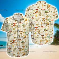 Mushroom Hawaiian Shirt Gift For Your Girlfriend Boyfriend Gift For Love Gift For Friend Best Valentine Present Holiday Gift