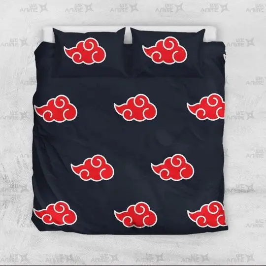 Akatsuki Cloud Bedding Set Gift For Your Girlfriend Boyfriend Gift For Love Gift For Friend Best Valentine Present Holiday Gift
