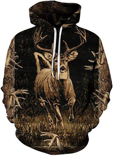 Sika Deer Hunting Hunter 3D Hoodie
