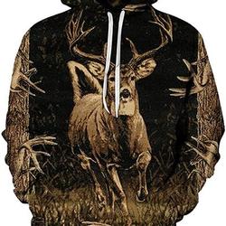 Sika Deer Hunting Hunter 3D Hoodie
