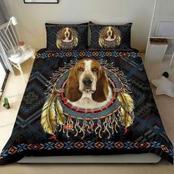 Basset Hound In Dreamcatcher Christmas Bedding SetsGift For Your Girlfriend Boyfriend Gift For Love Gift For Friend Best Valentine Present Holiday Gift