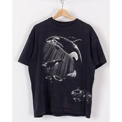 80s 90s Orca Killer Whale T Shirt Vintage San Diego Graphic Animal Tee Meaningful Gift For Family Gift For Boyfriend Valentine Gift