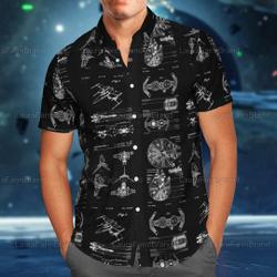 Star Wars Space Ship Battle Hawaiian Shirt, Star Wars Button Shirt, StarWars Beach Shirt Gift For Your Girlfriend Boyfriend Gift For Love Gift For Friend Best Valentine Present Holiday Gift