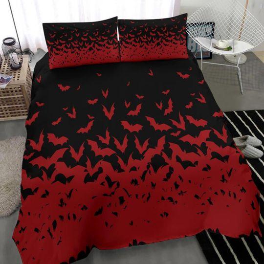 Swarming Bats Bedding SetsGift For Your Girlfriend Boyfriend Gift For Love Gift For Friend Best Valentine Present Holiday Gift